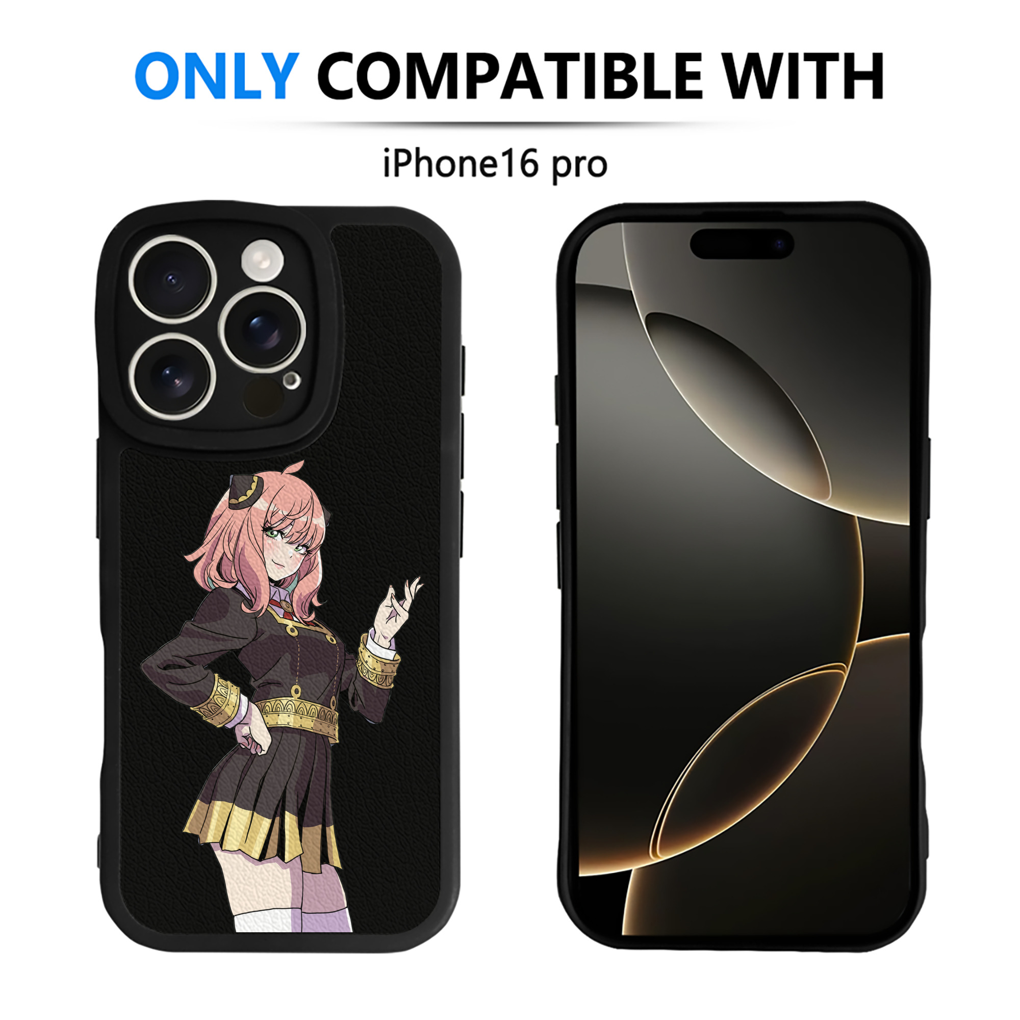 （画像用） SPY×FAMILY间谍家家酒 【iPhone 16シリーズ対応】シリコンスマホケース（レザー調） 材質：シリコン